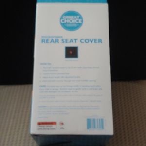 grreat choice microfiber rear seat cover